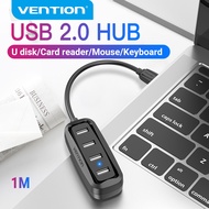 Vention USB Port HUB Multiple USB 2.0 Hub 4 Port PC USB Switch Splitter with LED Indicator USB Hub A