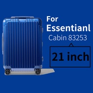 เข้ากันได้ For Rimowa Essential ฝาครอบป้องกันกระเป๋าเดินทางโปร่งใส Boarding 21/26/30 นิ้ว Salsa สวมเ