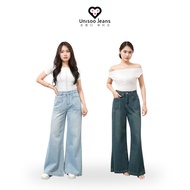UNISOO JEANS - CK8008 Highwaist Jeans | Culottes Jeans | Highwaist Women's Jeans | Loose Jeans | Wid
