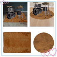 [meteor2] Drum Rug Electrical Drum Carpet Floor Protection Drum Accessories for Music Studio Jazz Drum Performing Electric Drum Stage
