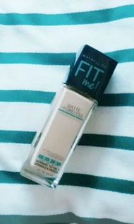 maybelline fit me foundation 粉底液 120號色