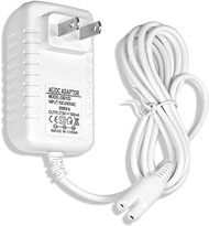 Pinkind Charger Replacement for Waterpik WP360 WP360W WP462 WP462W WP450 WP450W WF-13CD010 YLA-03010 AC Adapter Series, Water Flosser Replacement Parts Power Cord 5Ft, White