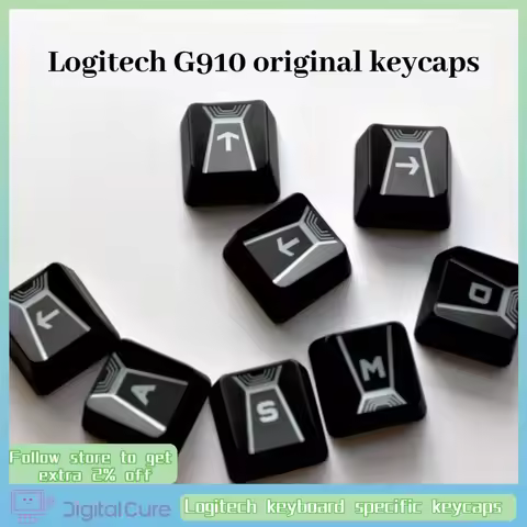 Logitech keyboard specific keycaps G910 G810 G413 G310 G613 translucent for B3K Romer-G-axis mechani