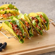 [Adepe] Taco Holder Stand, Stainless Steel Taco Rack, Tortilla Rack Tray, Burrito Holder