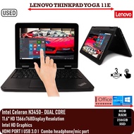 LENOVO THINKPAD YOGA 11E  Celeron processorRAM 8GB SSD 256GBSSD