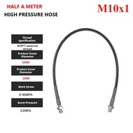 50cm M10x1 to 8mm Quick Connect Coupler Hydraulic Hose 30MPa/63MPa for Air Compressor Inflator PCP A
