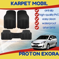 Karpet Mobil Proton Exora Alas Lantai Dasar Car Mats Karet PVC Proton Exora Simple Anti Air