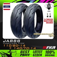 TAYAR KOMBO FKR TUBELESS TYRE JA888 110/80-14 + 140/70-14 FOR YAMAHA NVX155