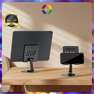 (GI) Stand Holder Minimalist 360 Degreetablet | Foldable 360 Rotation Aluminum Foldable Holder Stand