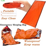 FLUME Emergency Sleeping Bag Hiking Tool Keep Warm Outdoor Bivvy Windproof Outdoor Emergency Blanket