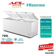 Hisense Chest Freezer 780L Peti Freezer Murah Deep Freezer Peti Sejuk Beku Frezer 冷藏箱 FC900D4BWBP