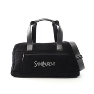 SAINT LAURENT PARIS Nux 行李包 波士頓包 594400FACGA1070 皮革面料 黑色 全新 男士