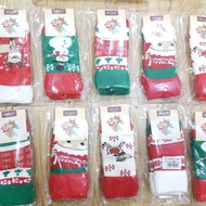 Non-slip fuzzy Christmas socks for babies