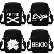 Erigo Distro Black Sling Bag 100% Cordura Canvas Material Erigo Sling Bag Mini Sling Bag Logo Distro