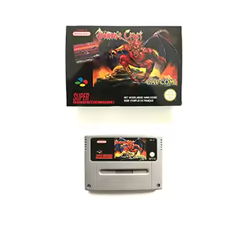 Demon's Crest pal game cartridge For snes pal console video game