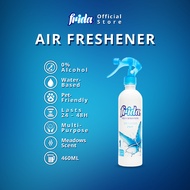 Frida 48H Air Freshener Meadows [460ml] 0% Alcohol Pet-Friendly Tahan Lama Multipurpose Water-base