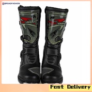 Broadfashion Professional Men's PRO BIKER Riding Boots Racing Motocross Boots Motorcycle Breathable Boots Shoes