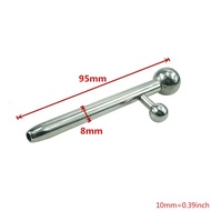 ［YFEHJGAFUIOQJKAHBVJN-MKAFHGBEYQGIRFD］Stainless Steel Urethral Sound Prince Wand Curved Plug Tube fo