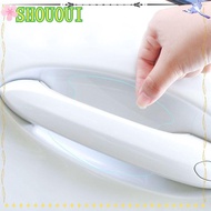 SHOUOUI Car Door Handle Bowl Protector, Car Body Protect Scratch-proof Scratch Protective Stickers, Car Accessories Self-adhesive Invisible TPU Door Handle Protector Car