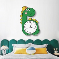 Big Size Dinasour Wall Clock Jam Dinding 24x40cm