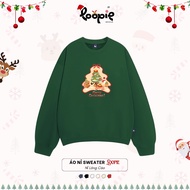 Loopie Club Christmas Tree Printed Fox Fur Sweater Shirt BST284 Unisex Loose Form Soft Smooth Thick 