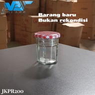 JKPR200 broadway glass jar 200ml glass jam bottle/ 200ml glass jar/