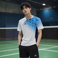 Professional Cool Badminton Clothing for Men and Women, Elastic, Standard Sports Form YN956