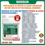 SHOGUN ATF WS (Dexron VI) Fully Synthetic Automatic Transmission Fluid Oil Gearbox (4L) GIFT TOYOTA 