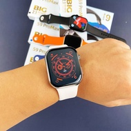 Smart Watch สมาร์ทวอทช์ S9promax 2.1 inch smartwatch Heart Rate Bluetooth Call Watch Wireless Charging GPS Men watch
