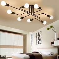 8 Heads spider light Iron led Ceiling Light Retro Industrial Loft chandelier by SP LIGHTING