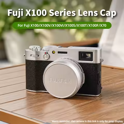 Durable Metal Lens Cap With Soft Velvet Interior Universal For Fuji X100 X100V X100Vi X100S X100T X1