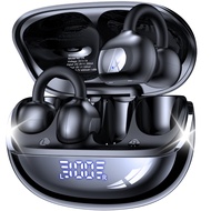 Open Ear Earbuds, Wireless Earbuds, Air Conduction Headphones Bluetooth 5.4,Clip on Headphones with 