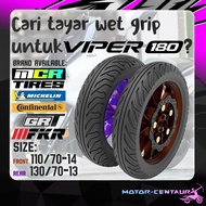 Tayar MCR Tires RR1700 Rain City Rider 110/70-14, 130/70-13 BEST WET GRIP TIRE AVETA VIPER 180