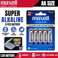 Japan Maxell 1.5V AA Alkaline Battery AA Batteries -8PCS Per Card