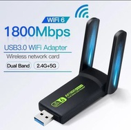 AX1800 WiFi 6 USB 3.0 Dual Band 802.11ac Dongles Wireless USB Card for Win 10/11  *New In Box*