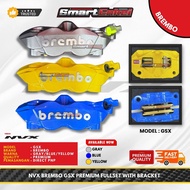 NVX V1 V2 V3 BREMBO GSX YELLOW/BLUE/GRAY PREMIUM FULLSET WITH BRACKET