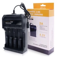 * /Lithium Battery Charger Four grooves Smart Turn Light Can Be Directly Plugged Into 220V 18650 266