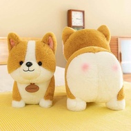 Gấu Bông Gối Ôm Chó Corgi (Size 40cm) Lông thỏ mềm mượt.