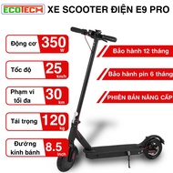 Self-balancing E9 PRO Electric Scooter: Compact folding design, durable lithium battery, maximum spe