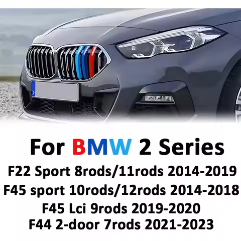 Car Racing Grills Trim Clips For BMW 2 Series F22 Sport 8rods 11rods F45 sport 10rods 12rods F45 Lci