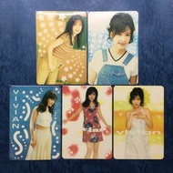 已售 YES 夜光咭特別版套裝 周慧敏; 90年代 明星咭/卡/CARD 共5張. 咭編號如圖; 不設散賣 (免順豐運費)