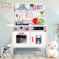 Todds & Kids Toys by JKP Toys ของเล่นไม้เสริมพัฒนาการ PlayTive Junior Kitchen Wooden Toy ครัวไม้เทาแ