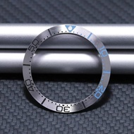 38*30.6mm Stainless Steel Bezel GMT Insert Fits Mod SKX007 SKX009 Watch Case NH35 NH36 Flat Half Til
