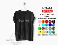 KAOS BAJU DEATH NOTE DISTRO - DEATH NOTE-