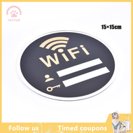 【SHZTGM】 WIFI Sign 3D Acrylic Mirror Wall Sticker Rewritable Handwriting Account Password