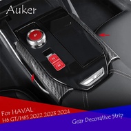 Car Console Gearbox Panel Trim Gear Decorative strips on both sides of the gear Stylin For Haval H6S