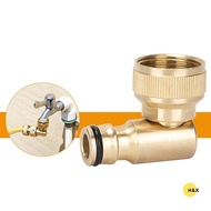 H&X Hose Reel Swivel Elbow Qui Connector For Hoselo Plug 3/4in BSP Female Outdoor Garden Hose Faucet