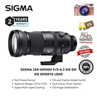 Sigma 150-600mm f/5-6.3 DG DN OS Sports Lens ( 2 Year Warranty )
