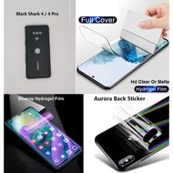 Xiaomi Black Shark  2 3 3s 4 5 Pro Helo /Mi Black Matte Case &amp; Screen Protector 9H Clear / Matte / Blueray Hydrogel