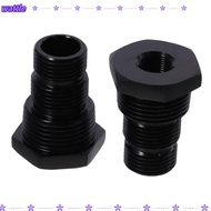 WA-SPORT 2Pcs Suppressor Adapter, Black Aluminum Oil Filter, Oil Filter Suppressor Adapter 8-24  Fil